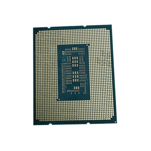 تصویر نزدیک پردازنده کارکرده Intel Core i3-12100