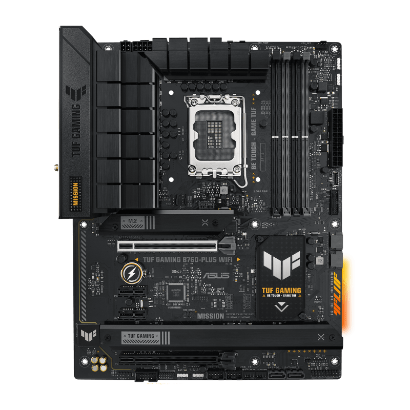 صویر مادربرد ایسوس TUF GAMING B760-PLUS WIFI با طراحی گیمینگ