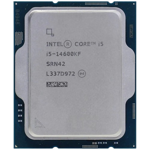 نمای روبه‌رو پردازنده Intel Core i5-14600KF Tray با Spec Code SRN42