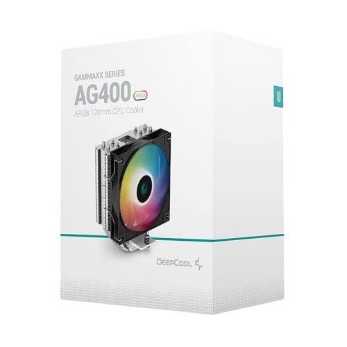 نمای جعبه خنک‌کننده بادی پردازنده DeepCool AG400 ARGB