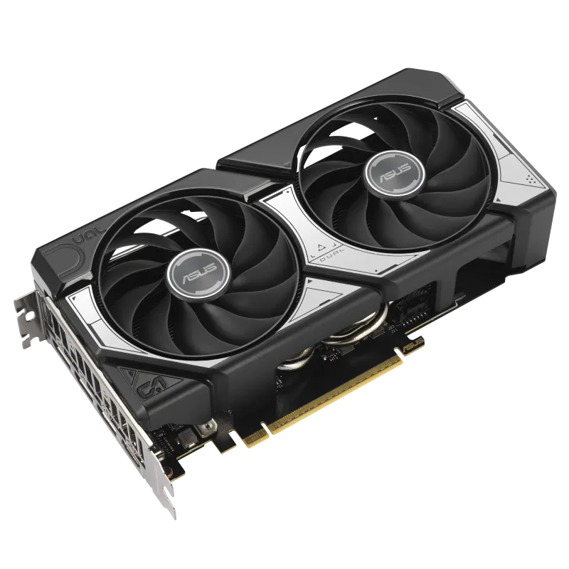ASUS Dual RTX 5060 Ti 8GB OC با فنهای Axial-tech کارت گرافیک ایسوس 5060 Ti با سیستم خنککننده دو فن
