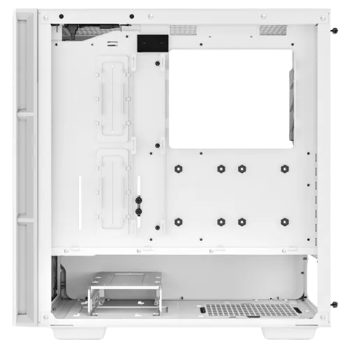 نمای جانبی باز شده کیس گیمینگ DeepCool CH560 DIGITAL WHITE