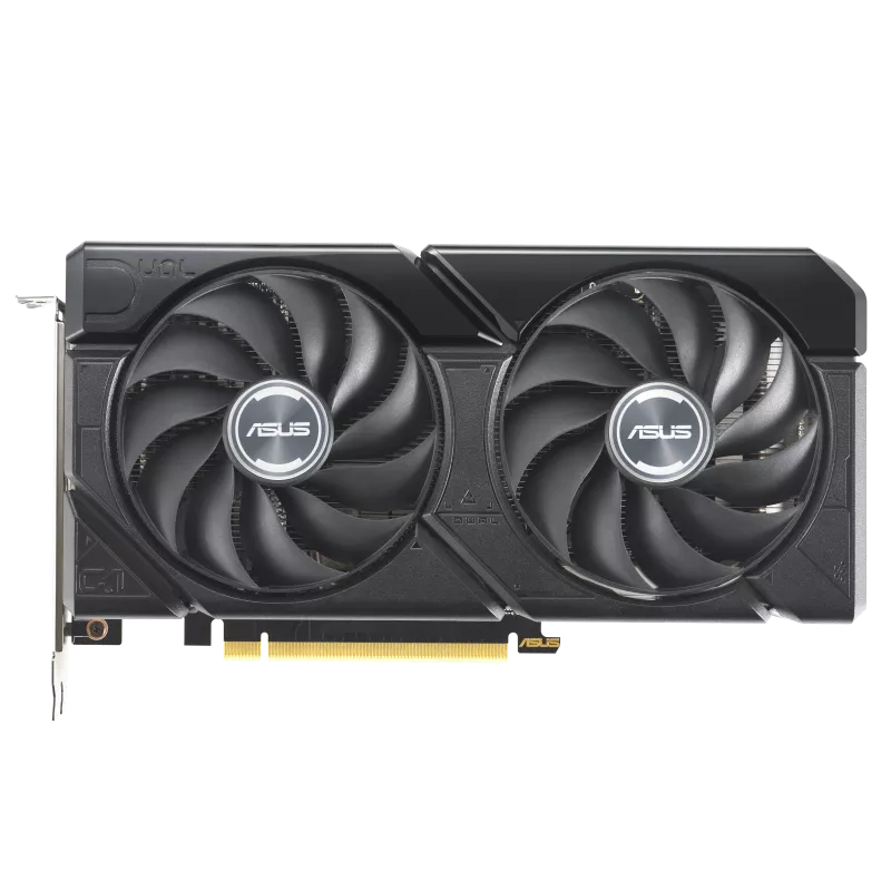 کارت گرافیک ASUS Dual GeForce RTX 4060 Ti 8GB EVO – نمای جلو با دو فن