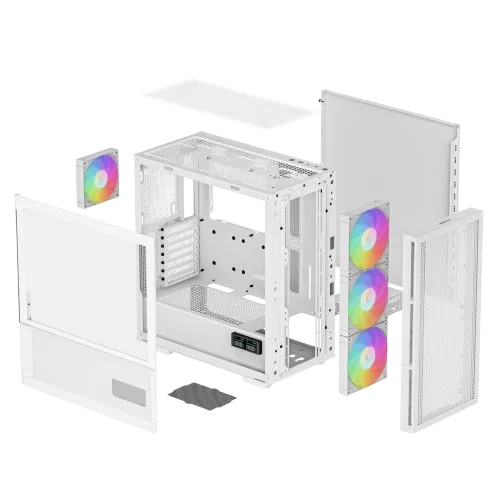 نمای گسترش یافته کیس گیمینگ DeepCool CH560 DIGITAL WHITE