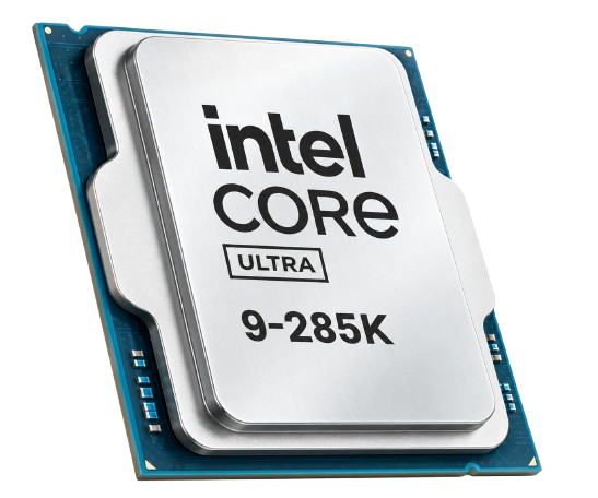 Intel Core Ultra 9 285K نمای زاویهدار پردازنده Intel Core Ultra 9 285K