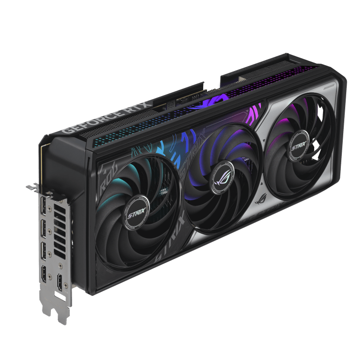 فن‌های Axial-Tech کارت گرافیک ROG Strix RTX 5070 Ti ایسوس