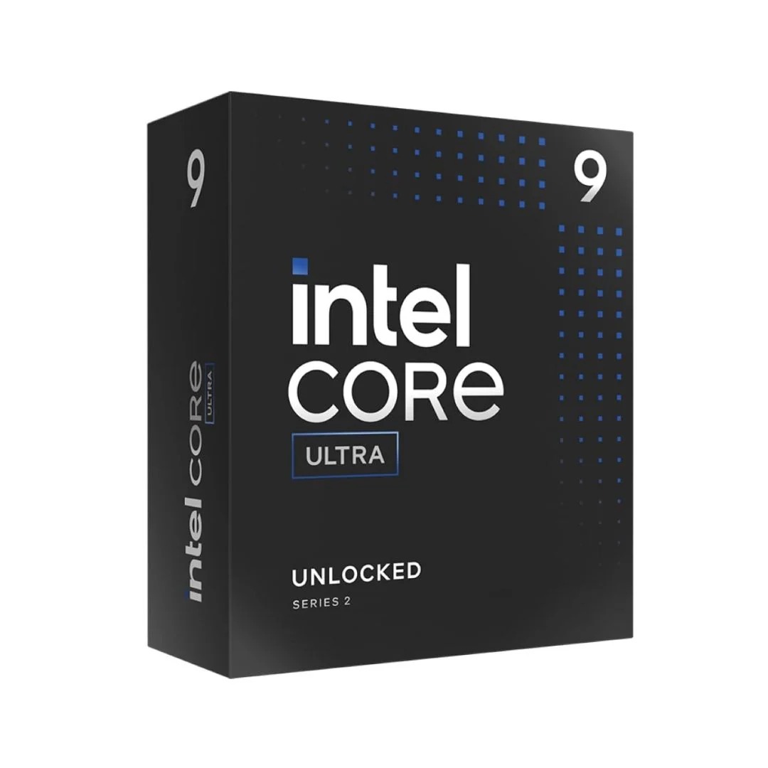 جعبه پردازنده Intel Core Ultra 9 285K تصویر بستهبندی پردازنده Intel Core Ultra 9 285K سری Core Ultra 9