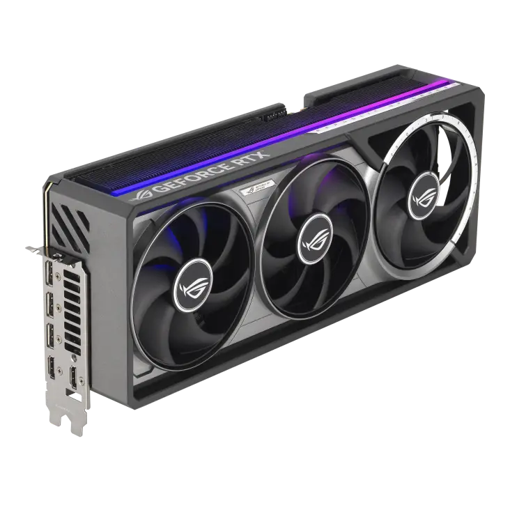 کارت گرافیک ASUS ROG Astral GeForce RTX 5080 16GB GDDR7 OC Edition زاویه سه‌چهارم