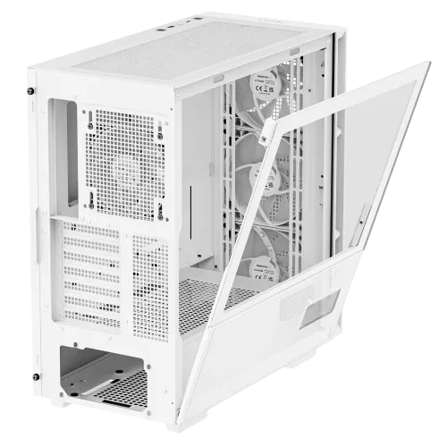 نمای زاویه دار کیس گیمینگ DeepCool CH560 DIGITAL WHITE