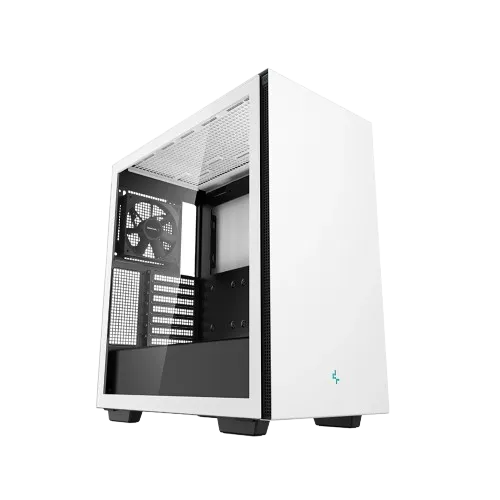 نمای زاویه دار کیس DeepCool CH510 WHITE